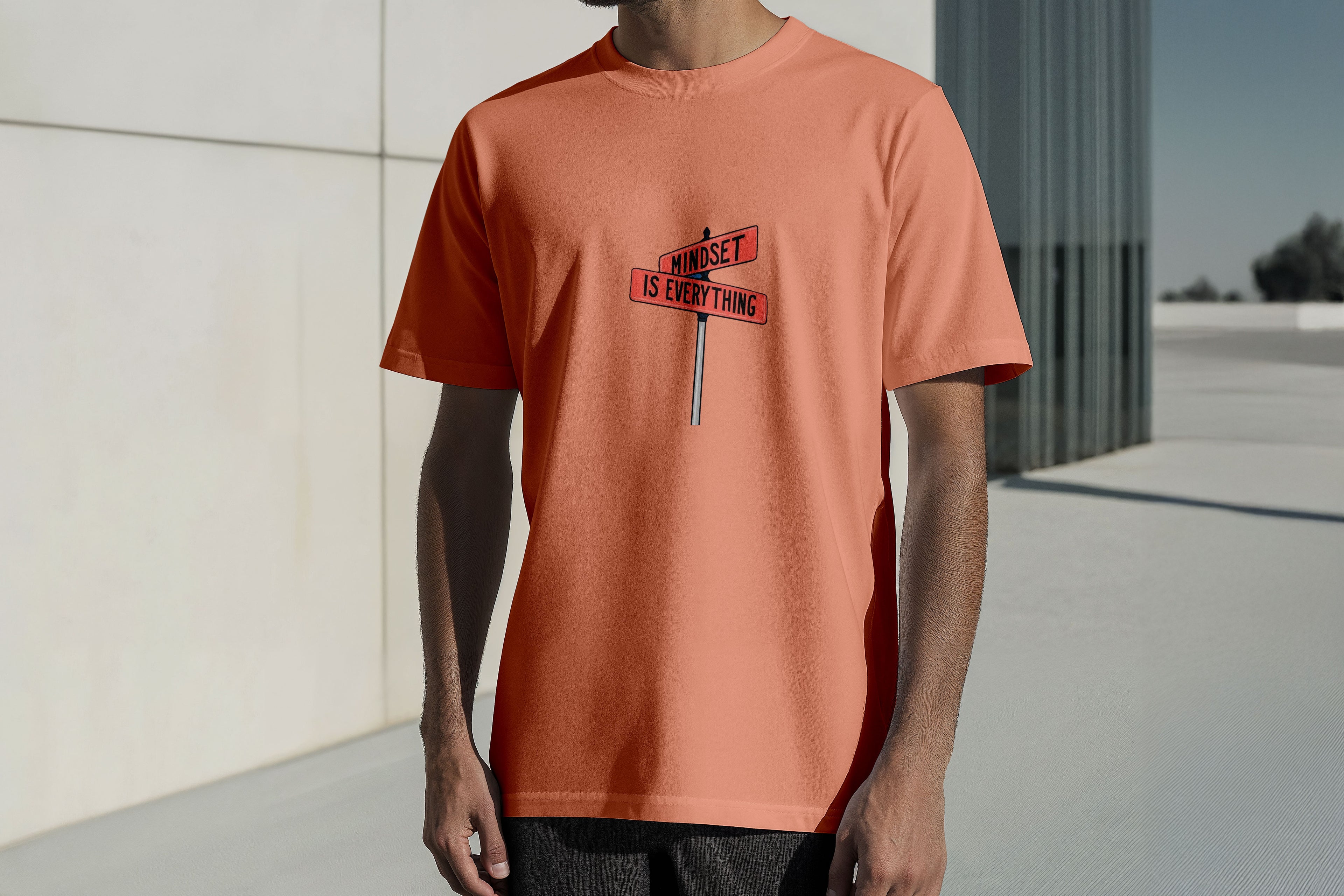 Regular Kısa Kollu Tişört - Mindset
