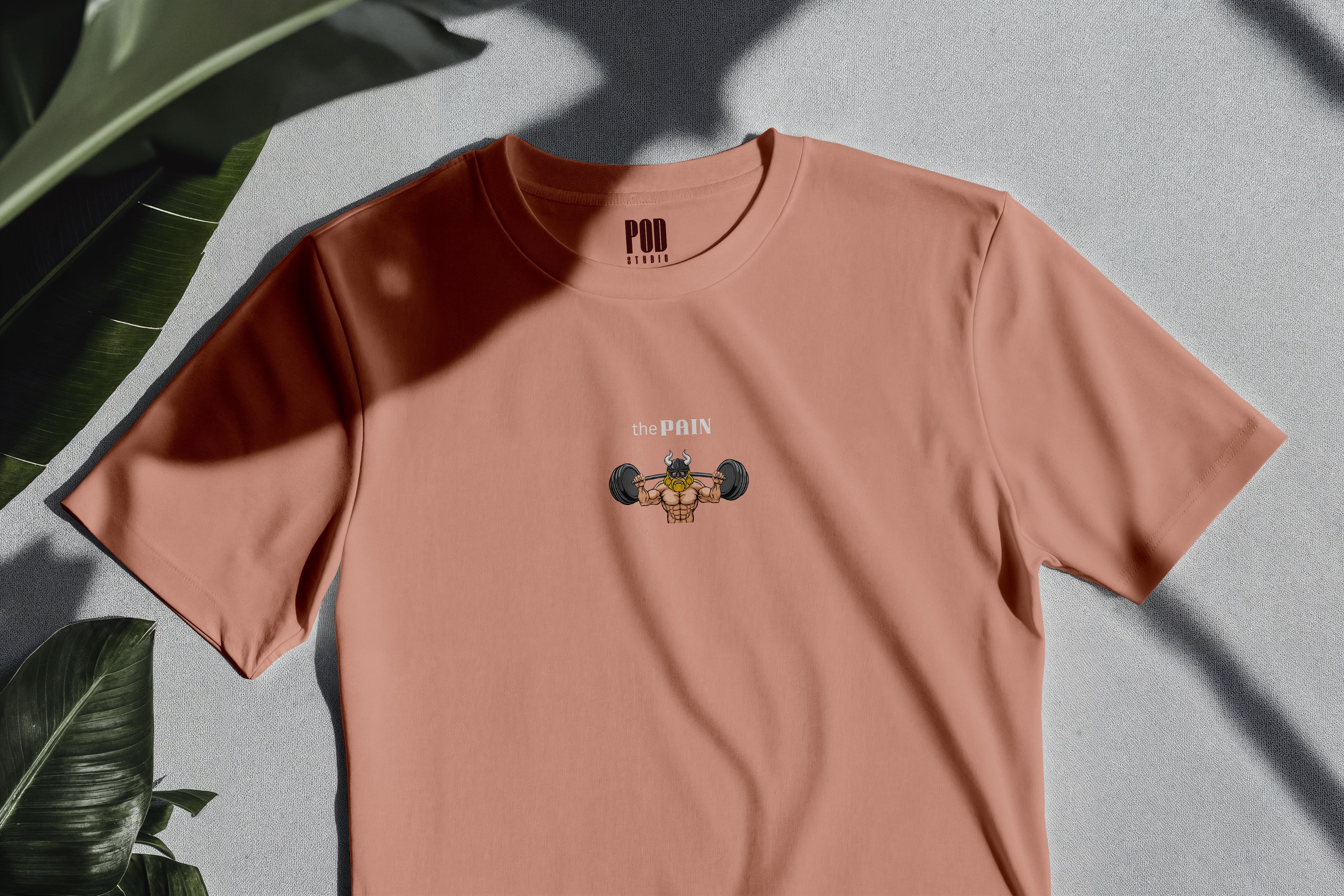 Oversize Kısa Kollu Tişört - Pain