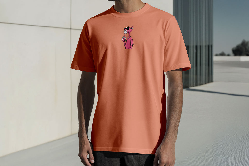 Regular Kısa Kollu Tişört - Pink