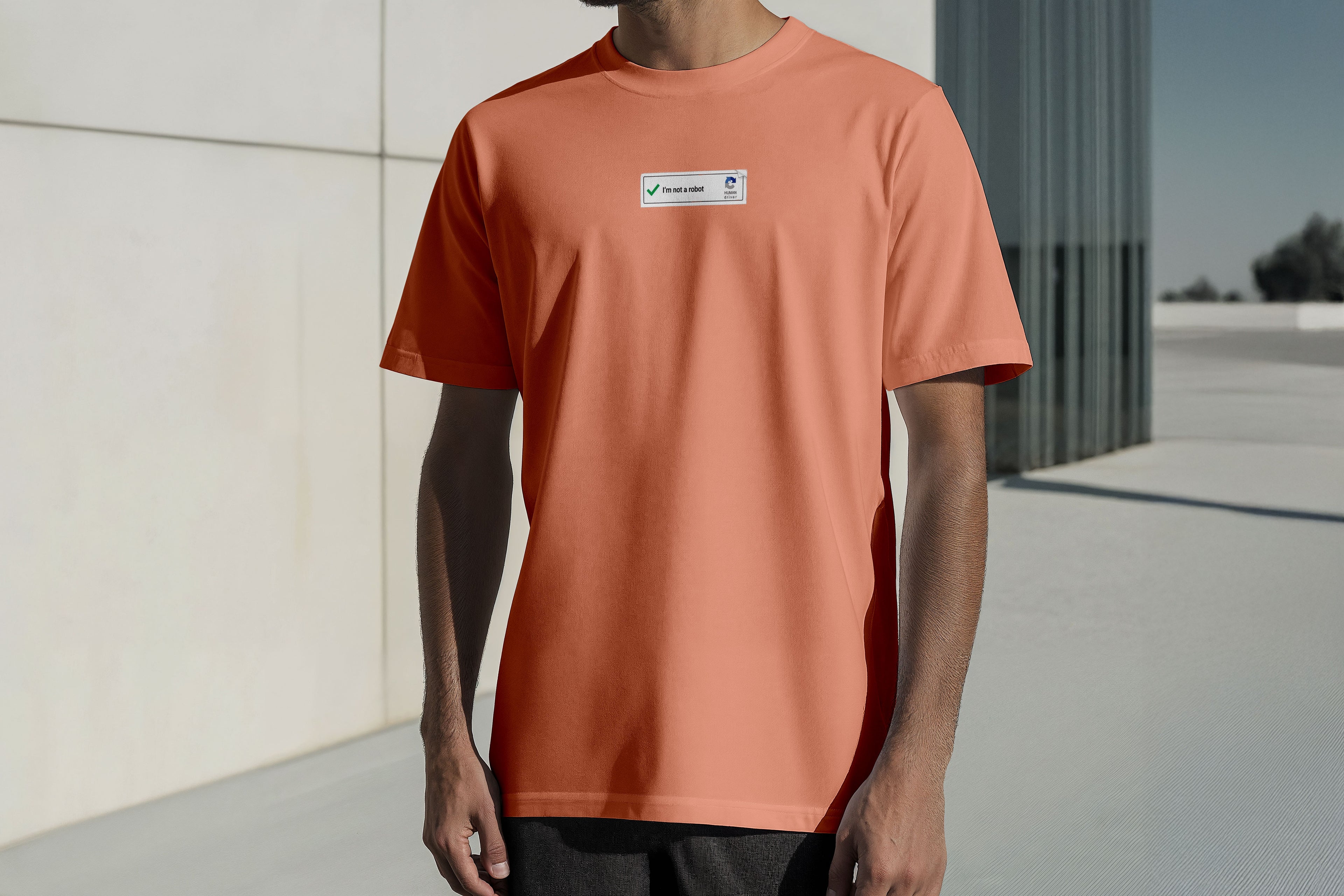 Regular Kısa Kollu Tişört - Robot