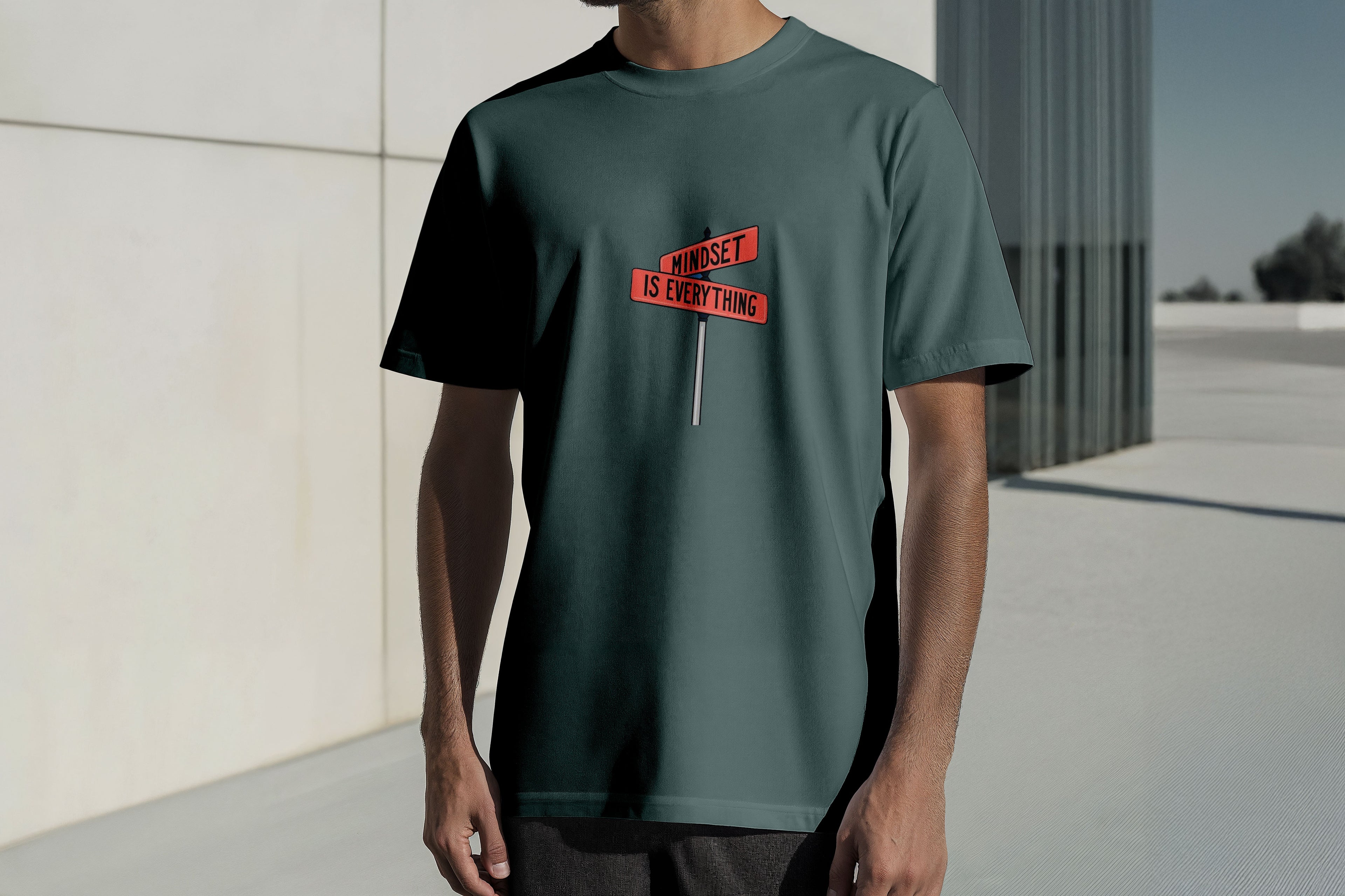 Regular Kısa Kollu Tişört - Mindset