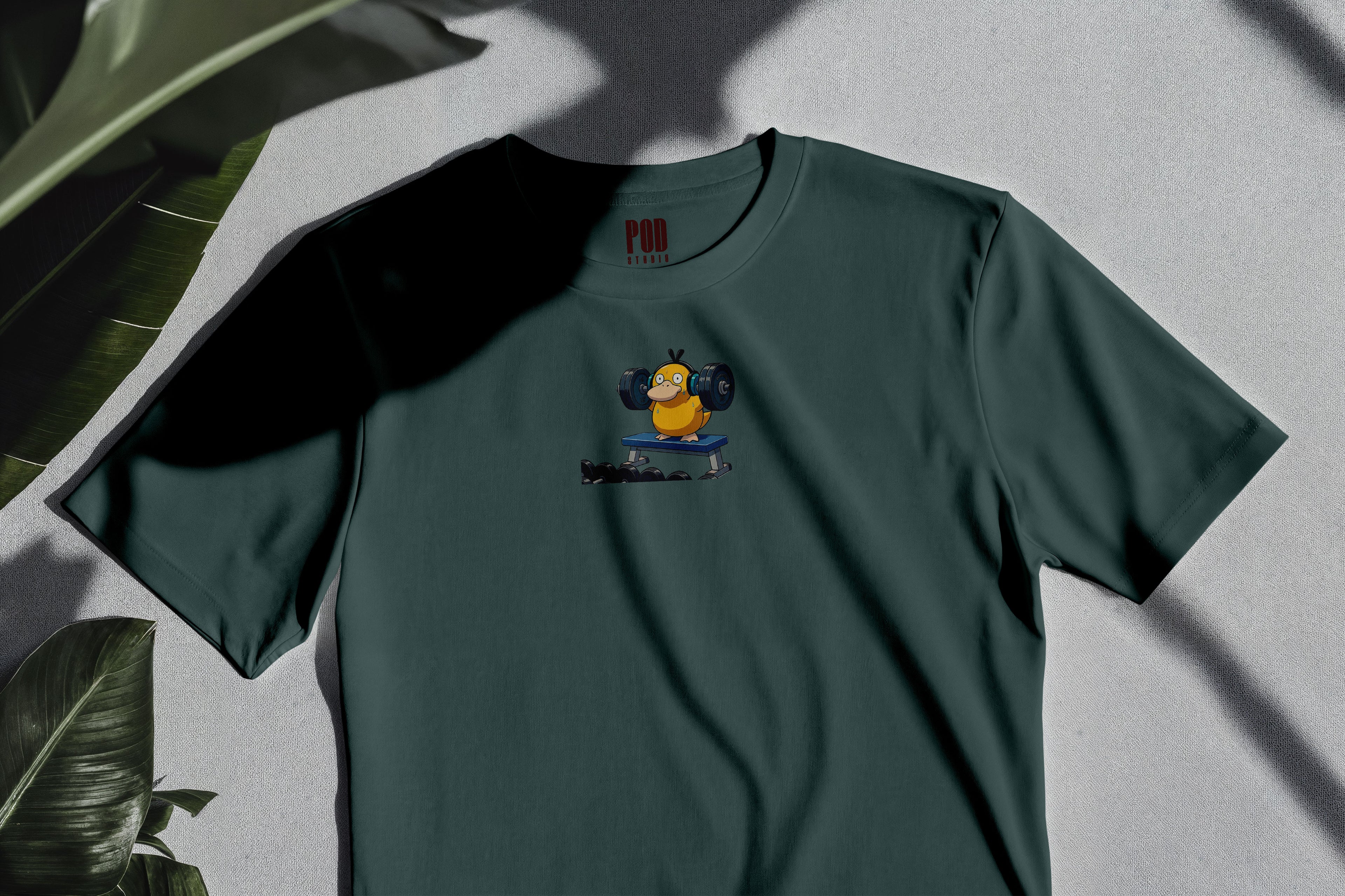 Oversize Kısa Kollu Tişört - Duck