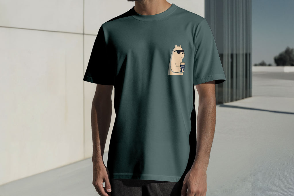 Regular Kısa Kollu Tişört - Glasses